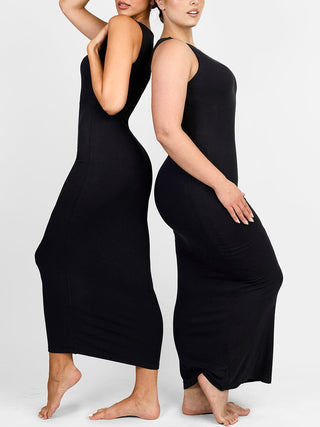 Robe à col rond Dyversa
