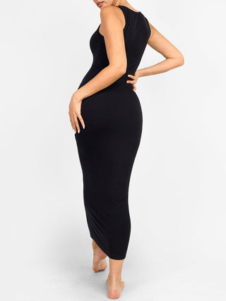 Robe à col rond Dyversa