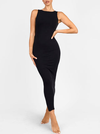 Robe à col rond Dyversa