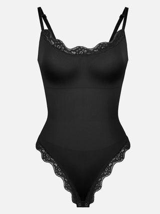 Body en dentelle sans couture