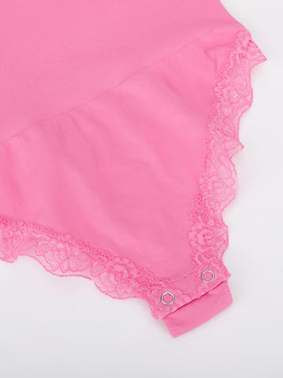 Body en dentelle sans couture