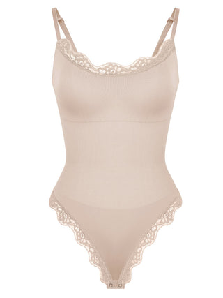 Body en dentelle sans couture