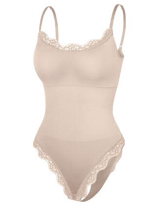 Body en dentelle sans couture