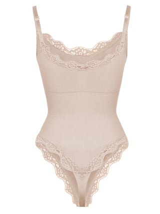 Body en dentelle sans couture