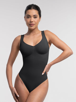 Body à larges bretelles