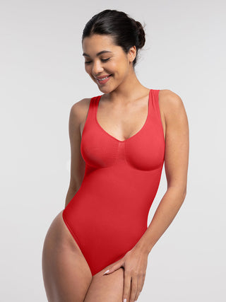 Body à larges bretelles