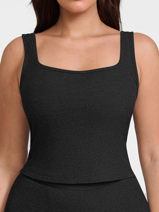 Cotton Ribbed Tank Top