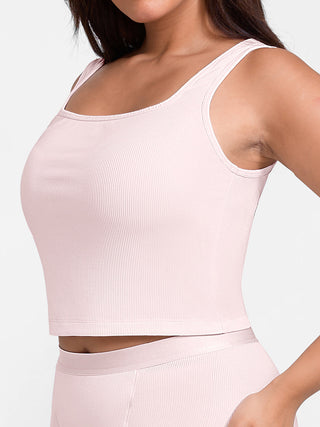 Cotton Ribbed Tank Top