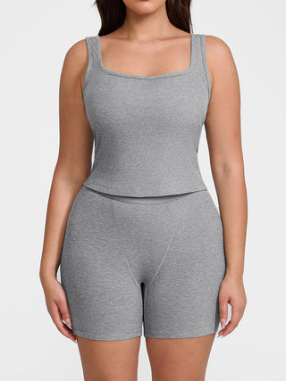 Cotton Ribbed Tank Top