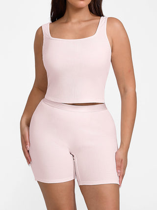 Cotton Ribbed Tank Top