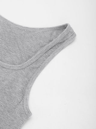 Cotton Ribbed Tank Top