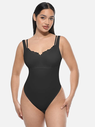Body bordé de dentelle