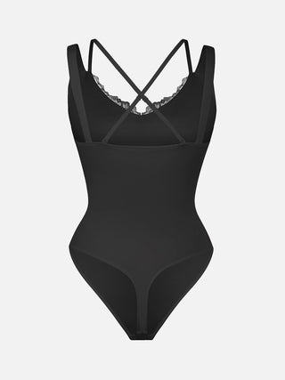 Body bordé de dentelle