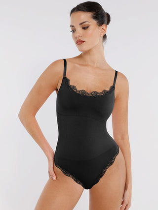Body en dentelle sans couture