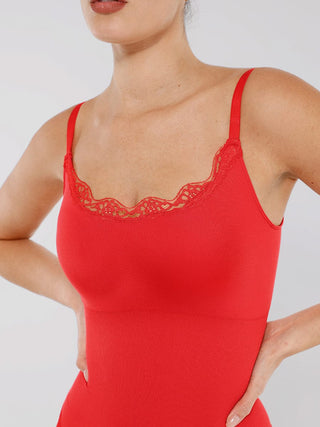 Body en dentelle sans couture