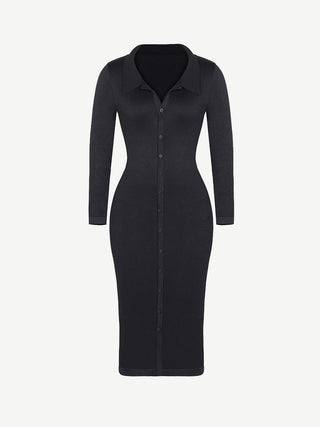 Robe rétro à manches longues Dyversa