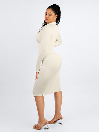 Robe rétro à manches longues Dyversa