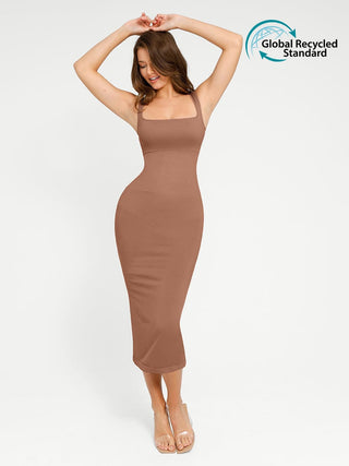Robe à col carré Dyversa