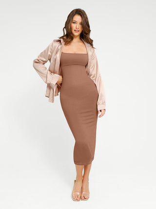 Robe à col carré Dyversa