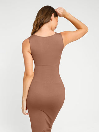 Robe à col carré Dyversa