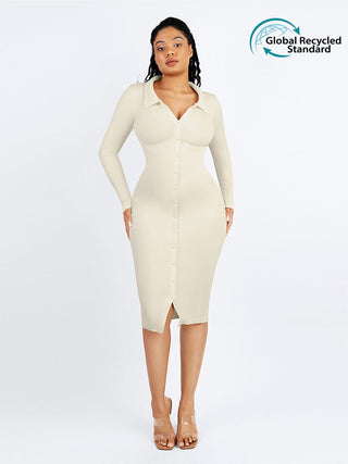 Robe rétro à manches longues Dyversa